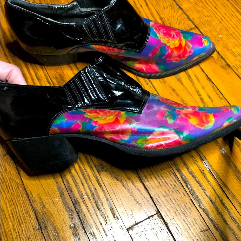 Vintage Steve Madden Floral Iridescent Western - Picture 4 of 6